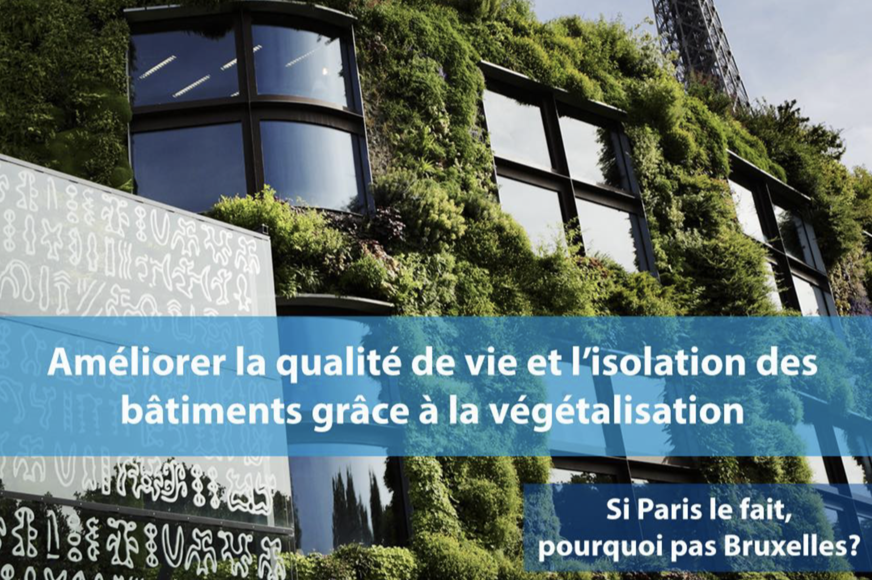 Végétaliser les bâtiments régionaux bruxellois