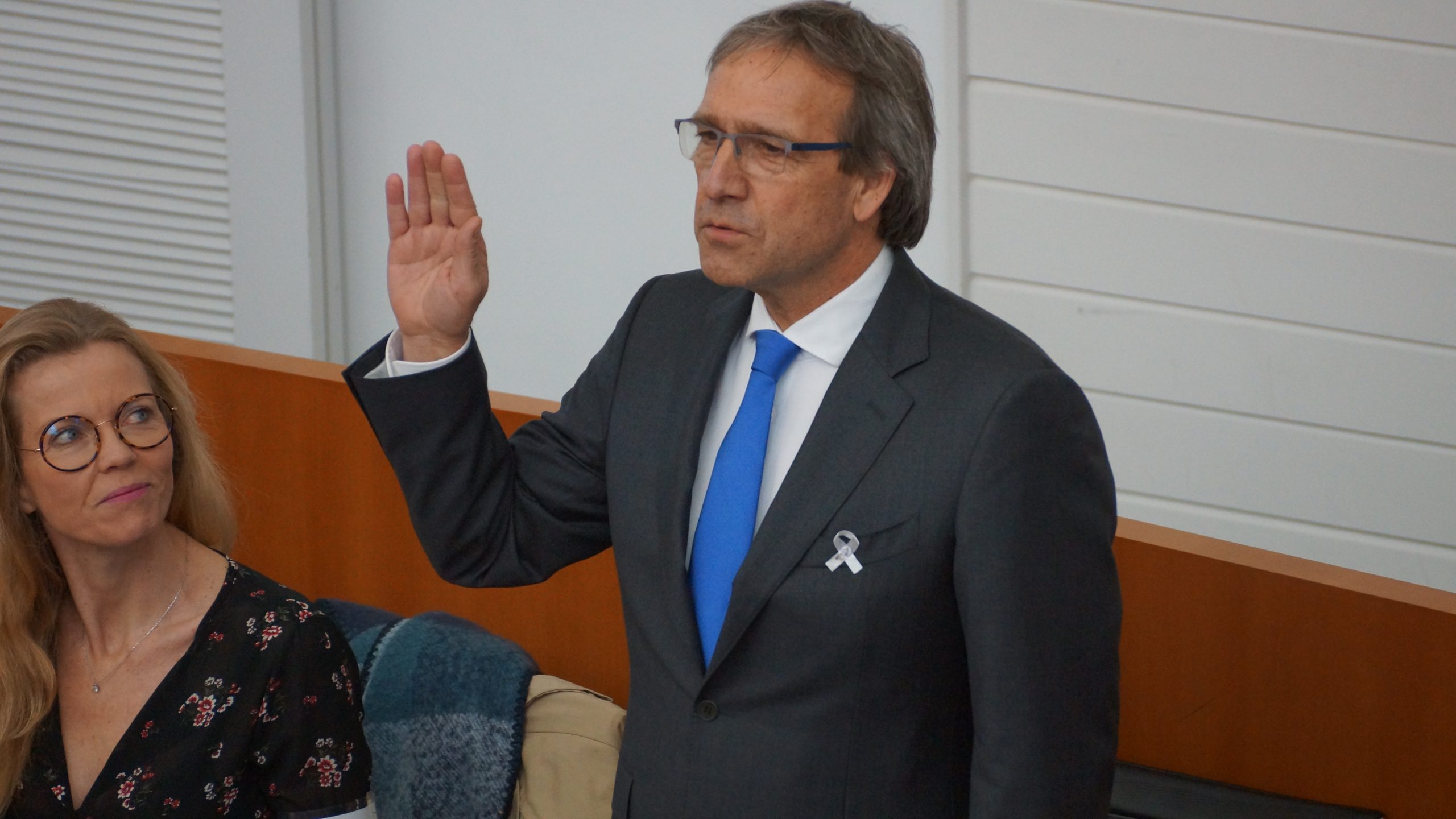 Prestation de serment de notre nouveau Député Alain Vander Elst